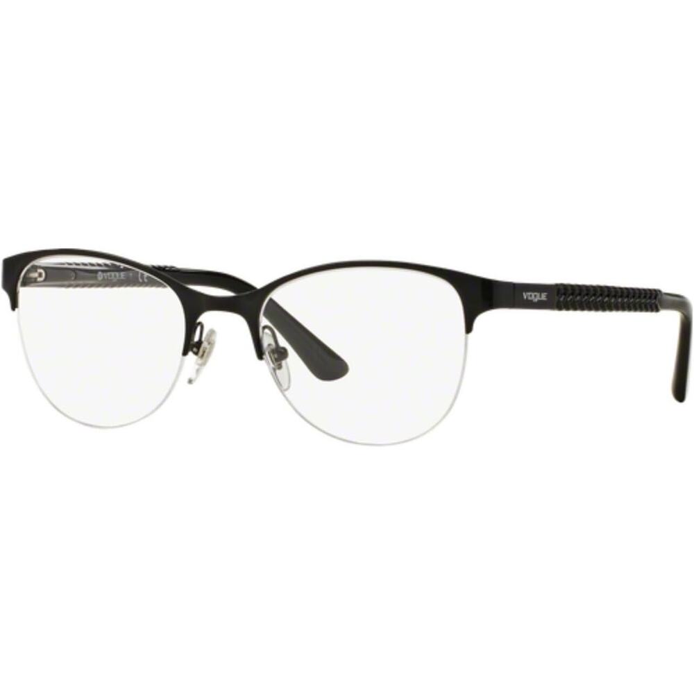 VOGUE VO3998 352 BLACK TWIST CATEYE EYEGLASSES FRAMES 50-19-135